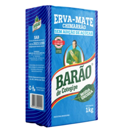 Barao Erva Matte Moida Grossa 1000g