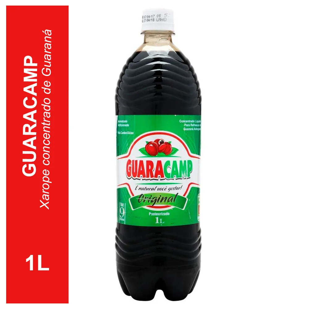 Xarope Guarana Syrup Guaracamp 1L