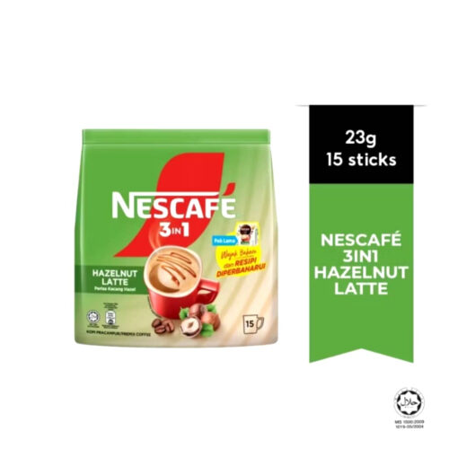 Nescafe 3in1 Hazlenut (15x23g)