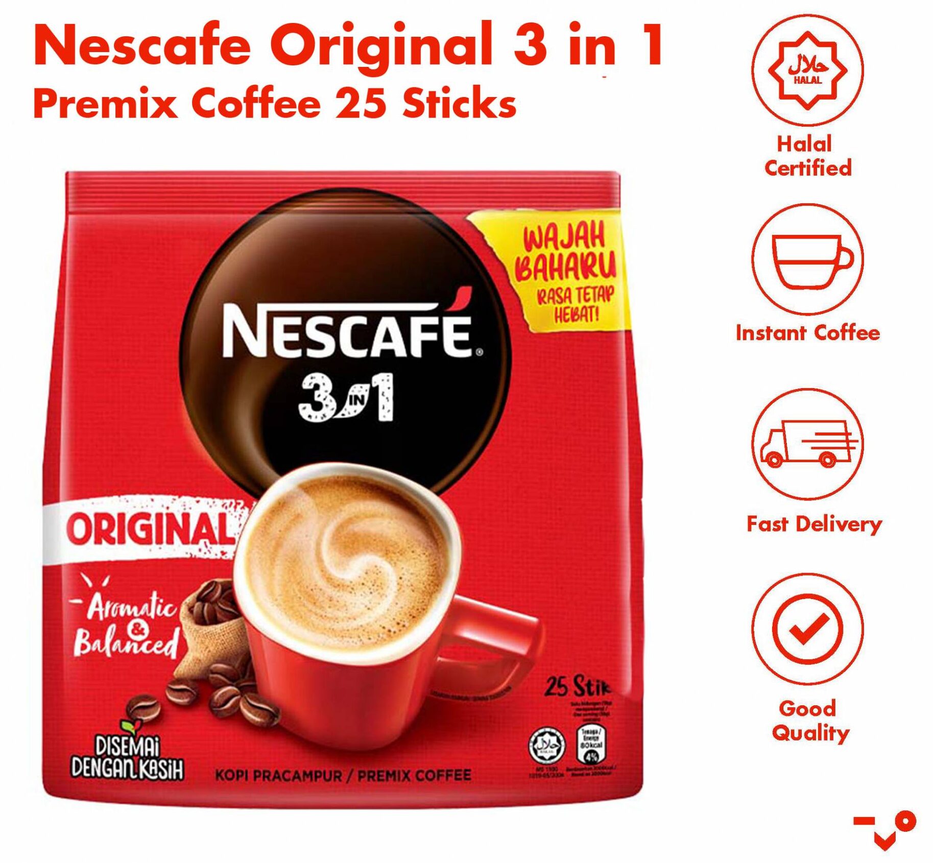Nescafe 3in1 Original 25sx18g