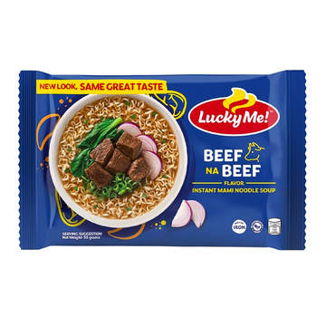 Lucky Me Instant Noodles Beef Na Beef 55g