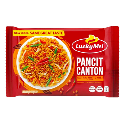 Lucky Me Instant Pancit Canton Hot Chilli 75g