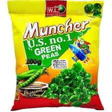Muncher Green Peas Original 200g