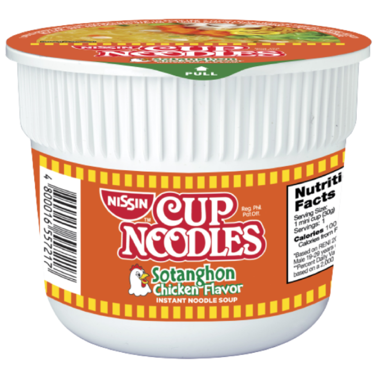 Nissin Mini Cup Sotanghon Chicken 30g
