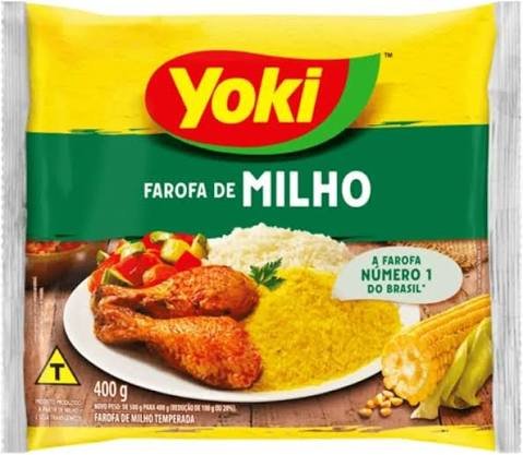 Yoki Farofa De Milho 400g