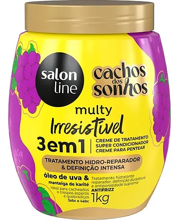 Salonline Crème Para Pentear Cachos Sonhos 1kg