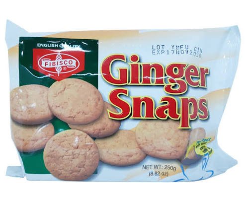 Fibisco Ginger Snap Biscuits 250g