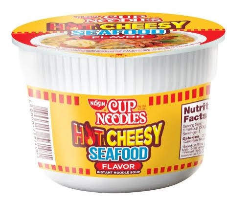 Nissin Mini Cup Hot Cheesy Seafood 50g