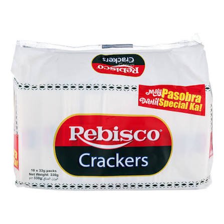Rebisco Crackers Plain 10x33g
