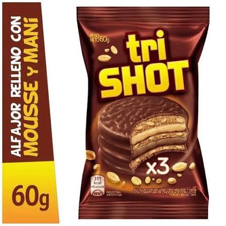 Trishot Alfajor 60g