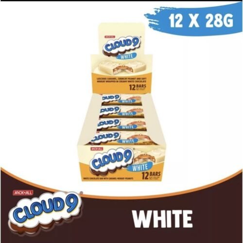 Cloud 9 White Bars 12x28g