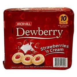 JJ Dewberry Strawberry & Cream 330g