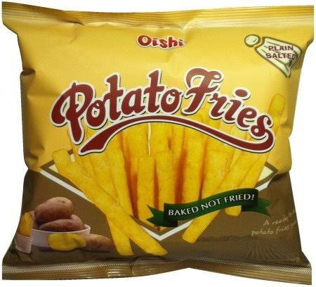 Oishi Potato Fries Plain Salted 50g