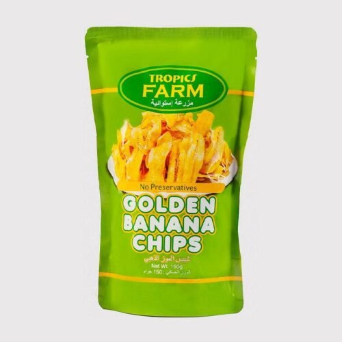 Tropics Farm Golden Banana Chips 150g